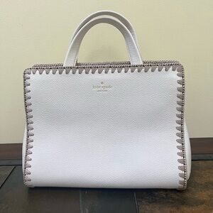 Kate Spade white leather bag